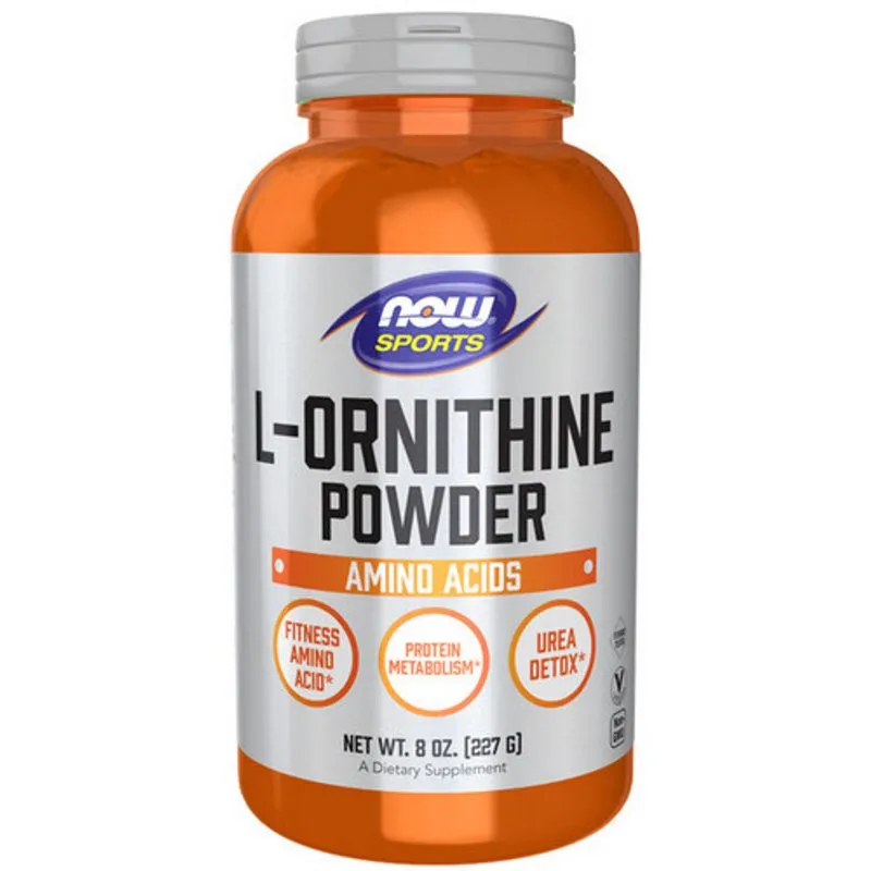 L- Ornitina Em Pó 8 Oz Até Agora Alimentos