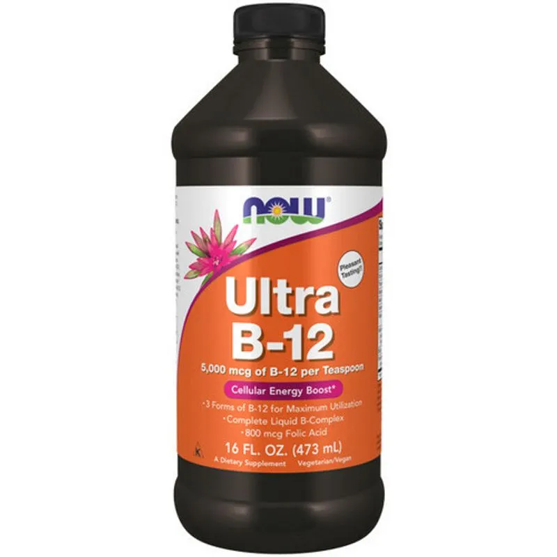 Ultra B-12 Liquid 16 Oz By Now Foods