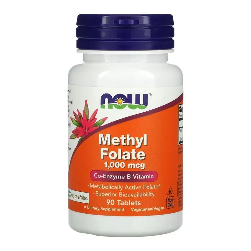 Methyl Folate 1000 Mcg (90 Tablets) - Now Foods