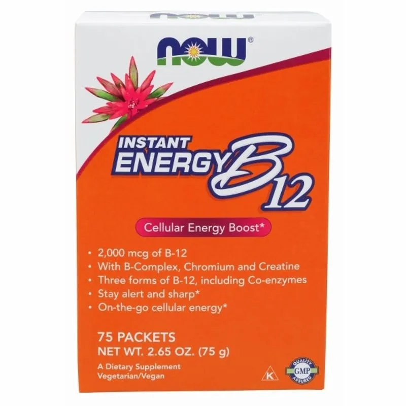 Energia Instantânea B-12 2000 Mcg 75/caixa Até Agora Alimentos