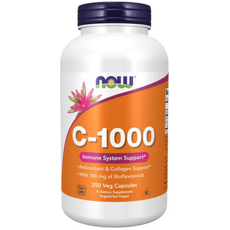 Vitamina C-1000 250 Caps Até Agora Alimentos