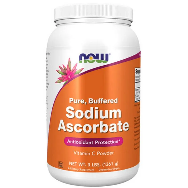 Ascorbato De Sódio Em Pó 3 Lbs By Now Foods