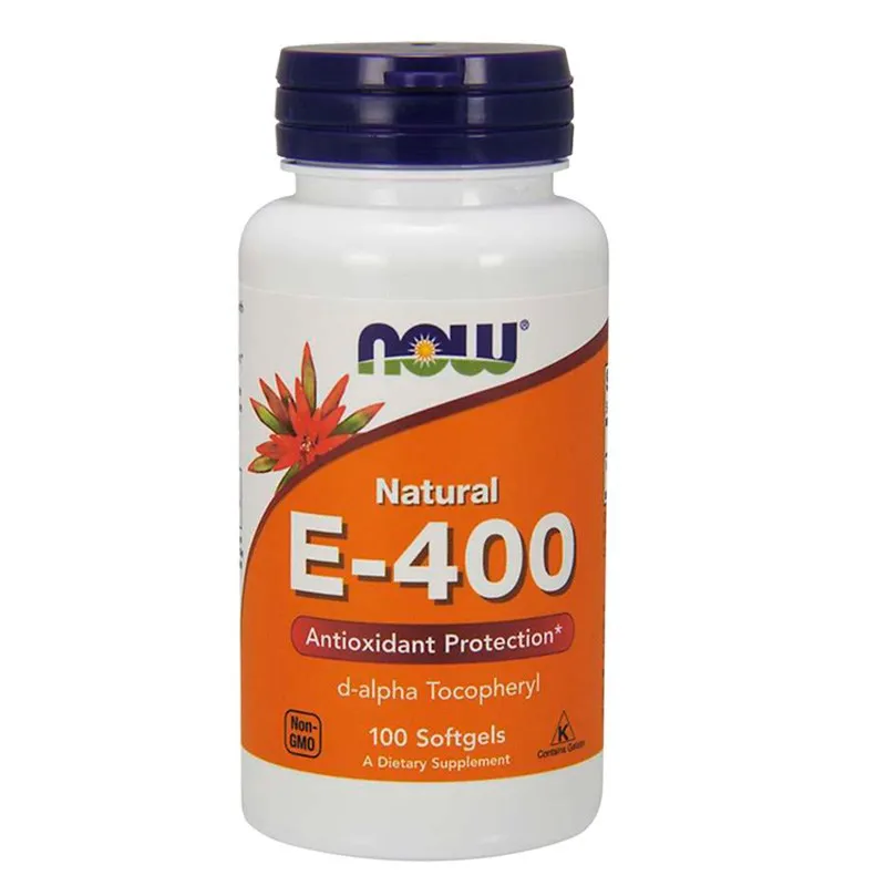 Vitamina E 400UI Now Foods 100 softgels - Importado