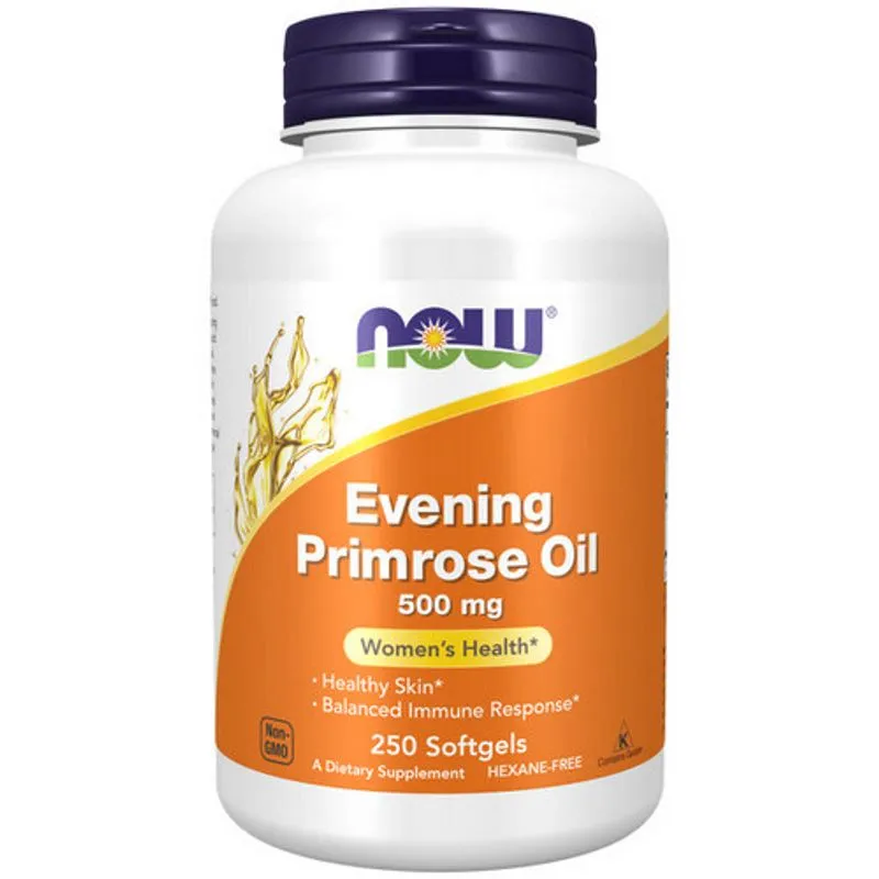Óleo De Prímula 500 Mg 250 Softgels Até Agora Alimentos