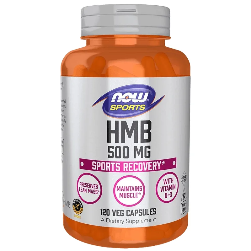 Hmb Hidroximetilbutirato 500 Mg Now 120 Cápsulas
