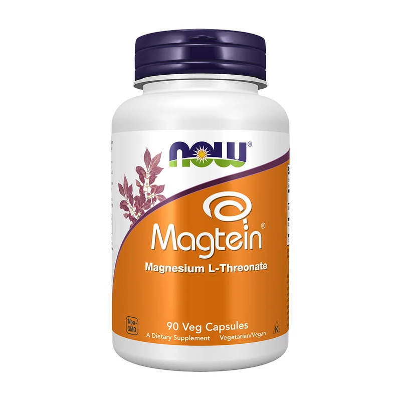 Magtein 90 cápsulas veganas, NOW SIN SABOR