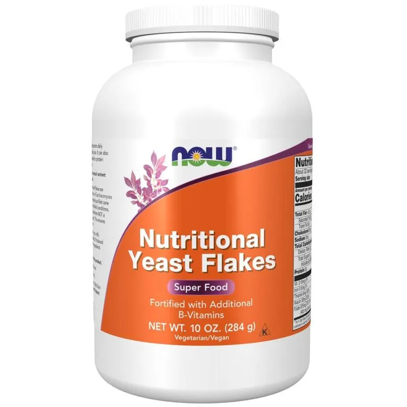 Levedura Nutricional (nutritional Yeast) Em Flocos Now Foods 283g