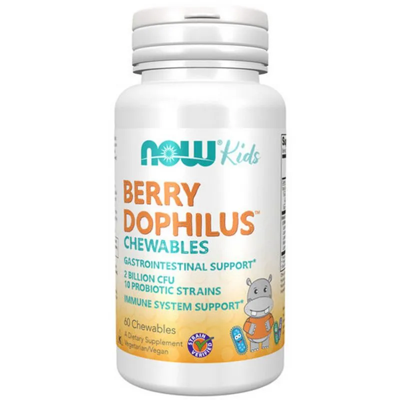 Berrydophilus 60 Pastilhas Now Foods