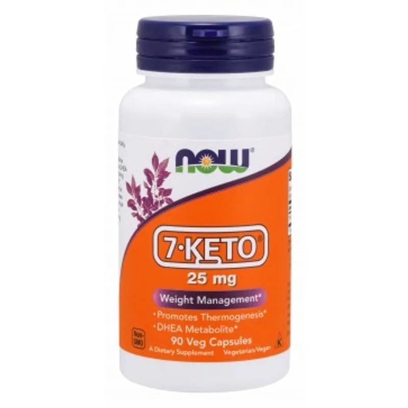 7-keto, 25mg, 90 Capsulas, Now