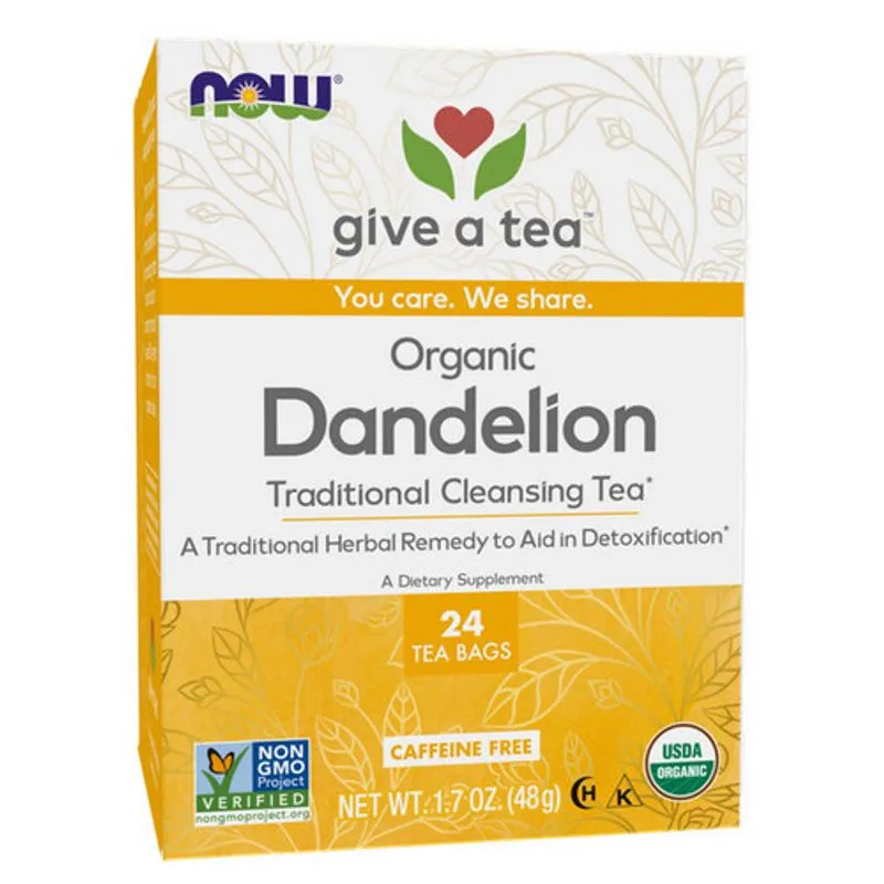 Dandelion Cleansing Herbal Tea 24 Sacos Até Agora Alimentos