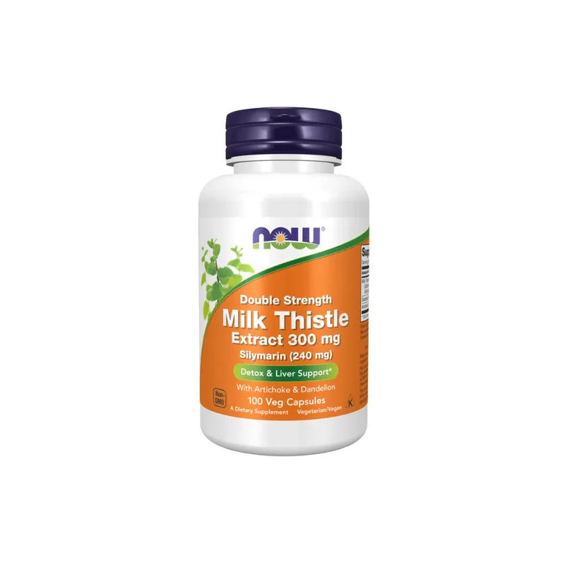 Milk Thistle 300mg 100 Caps Now Foods (silymarin)