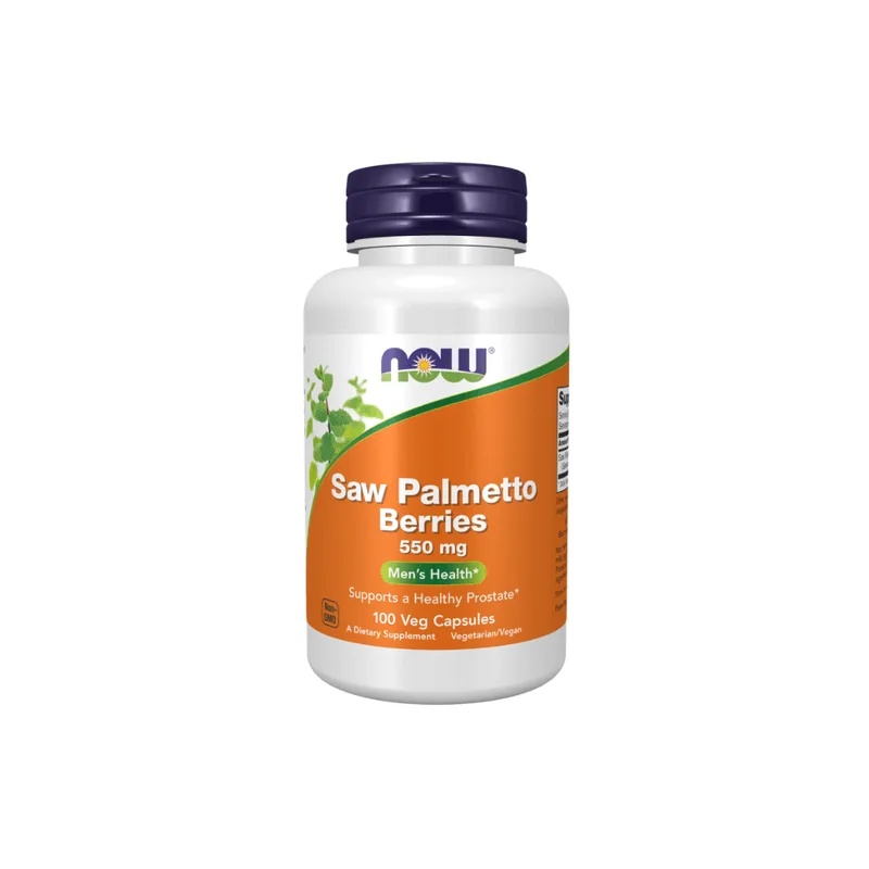 Saw Palmetto 550mg Now Foods 100 Cápsulas