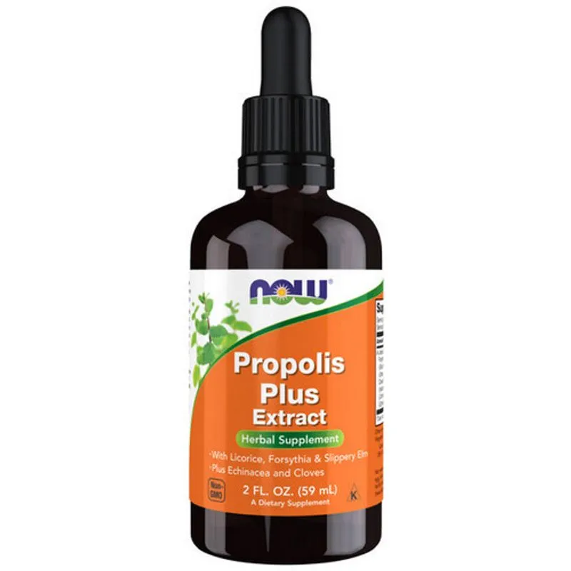 Extrato De Própolis Plus E Extrato De 2 Onças Da Now Foods