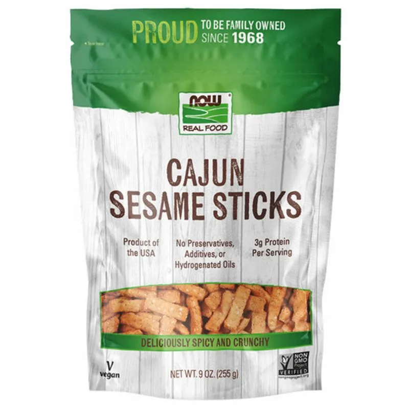 Sesame Sticks Cajun 9 Oz Até Agora Alimentos