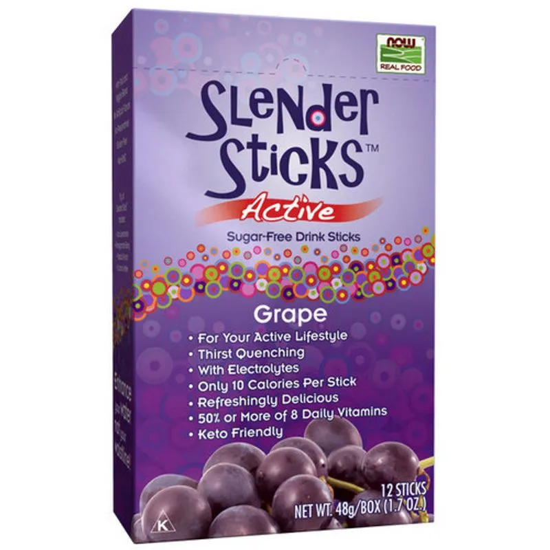 Slender Sticks Uva Ativa 12 Palitos Até Agora Alimentos