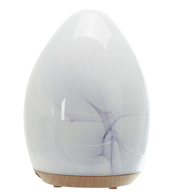 NOW Ultrasonic Glass Swirl USB Essential Oil Diffuser