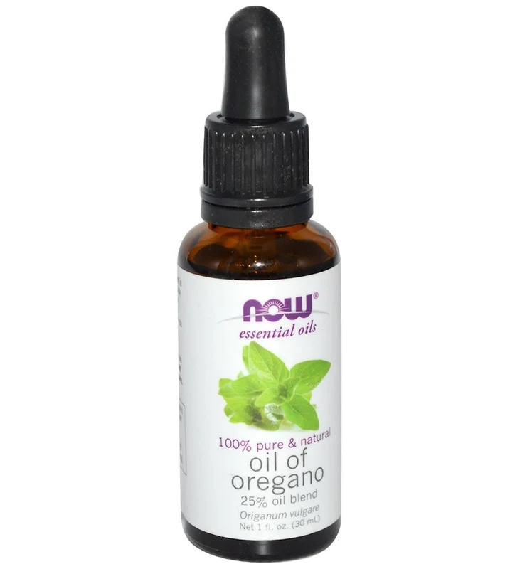 NOW 100% Pure & Natural Oil of Oregano 25% Oil Blend 1 oz