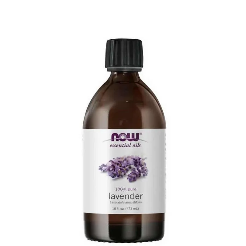 Óleo Essencial Lavander Lavanda 473 Ml 100% Puro Now Foods