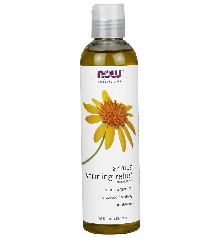 NOW Arnica Warming Massage Oil 8 oz