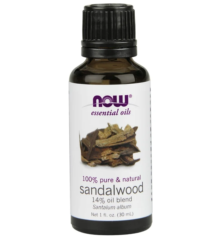 NOW 100% Pure & Natural Sandalwood Oil 14% Oil Blend 1 oz