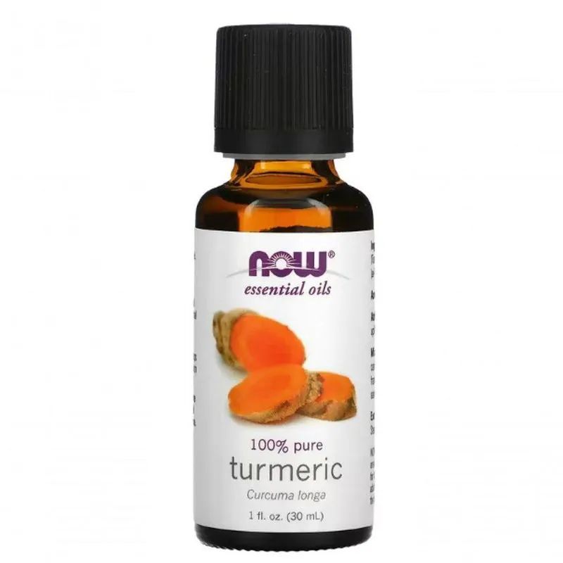 Óleo Essencial, Cúrcuma, 30ml, Now