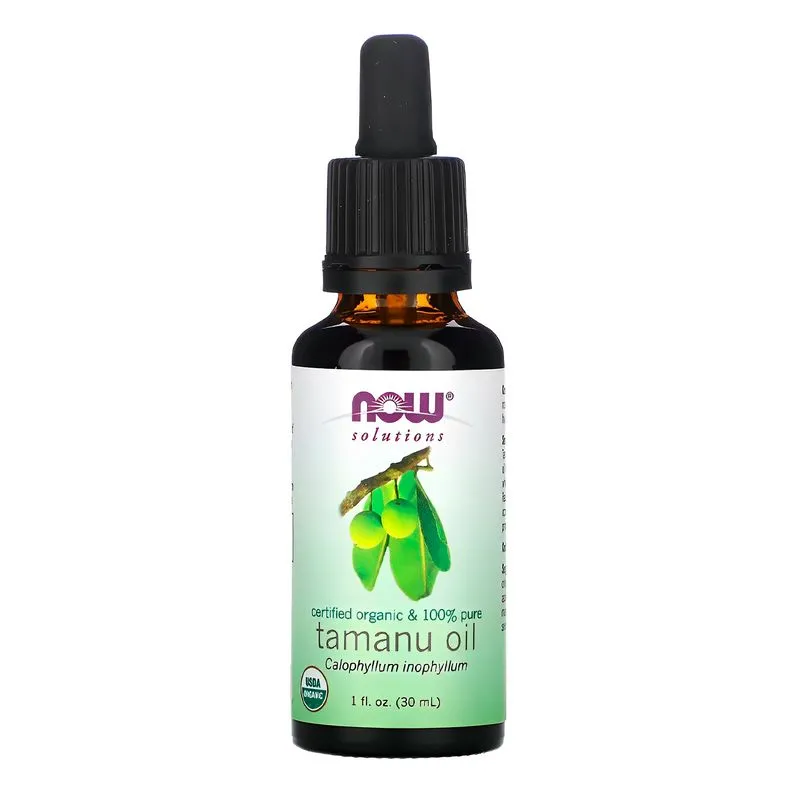 Óleo De Tamanu, Now Foods, Orgânico 30ml Importado
