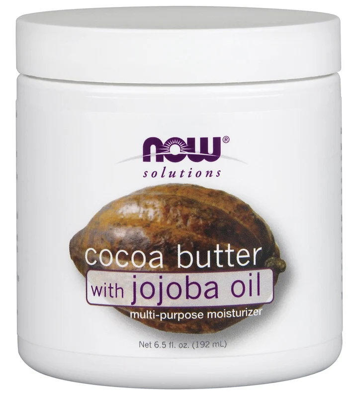 NOW 100% Pure & Natural Soft Cocoa Butter w/ Jojoba 6.5 oz