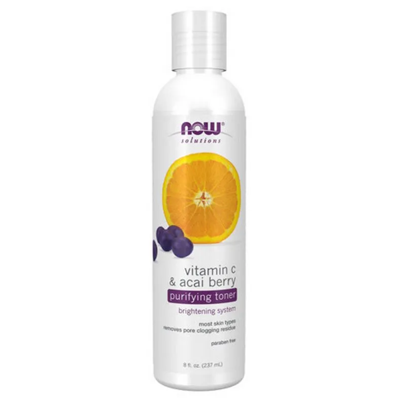 Vitamina C E Açaí Toner Purificante 8 Oz Até Agora Alimentos