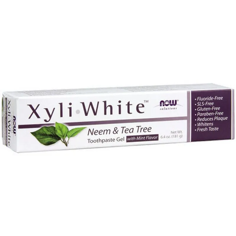 Xyliwhite Neem &amp; Tea Tree Toothpaste 6.4 Oz By Now Foods