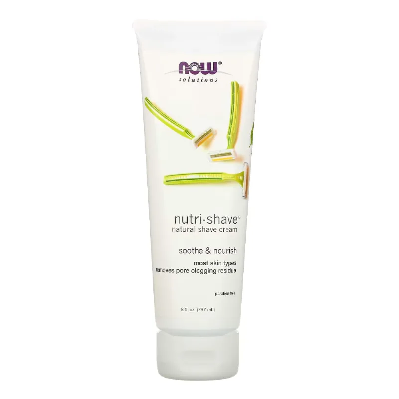 Creme Barbear Nutri-shave Now Foods 237ml Importado