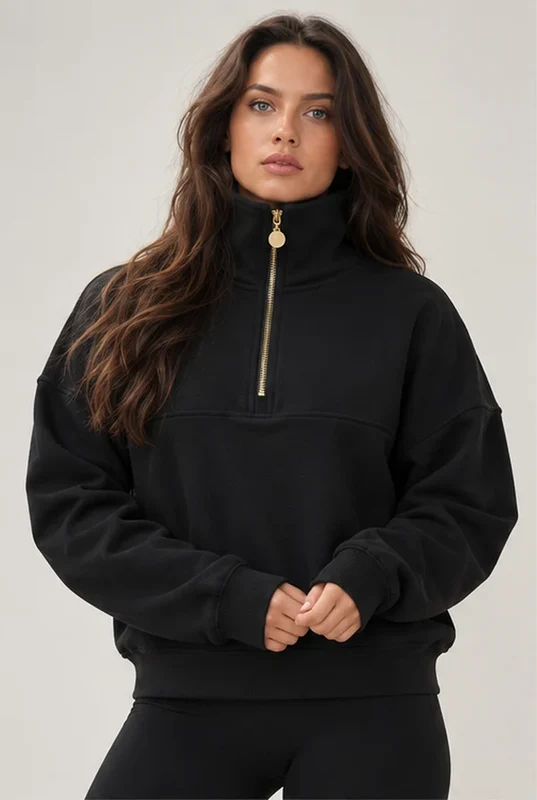 Edge Cozy Half Zip Sweater S