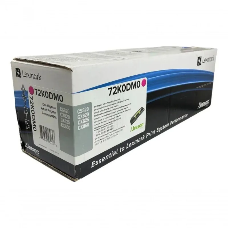 Revelador Lexmark 72K0DM0 Magenta Original para Cx860de
