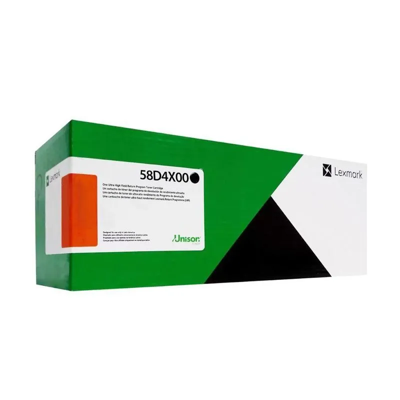 Toner Lexmark 58dbx00 Preto Original 35000 Páginas