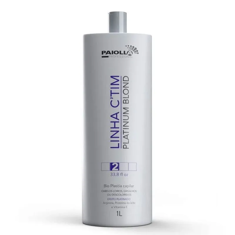 Escova Progressiva Platinum Blond C'tim Paiolla 1l