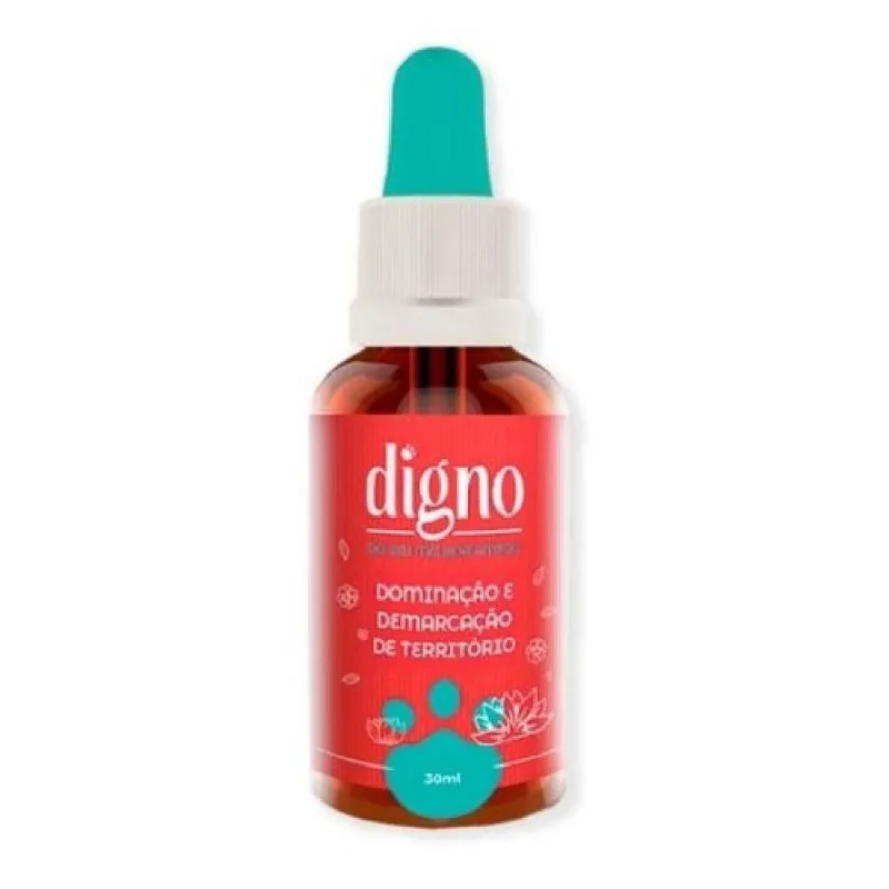 Digno Pet Dominação Marcação De Território Floral Bach 30ml