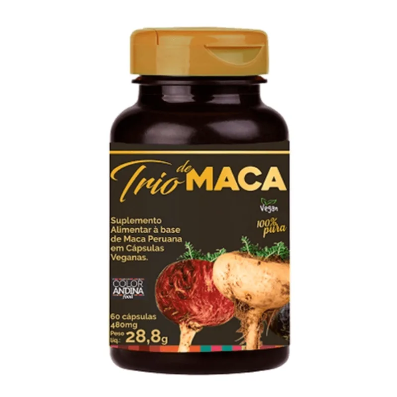 Maca Andina Trio De Maca COM 60 COMPRIMIDOS