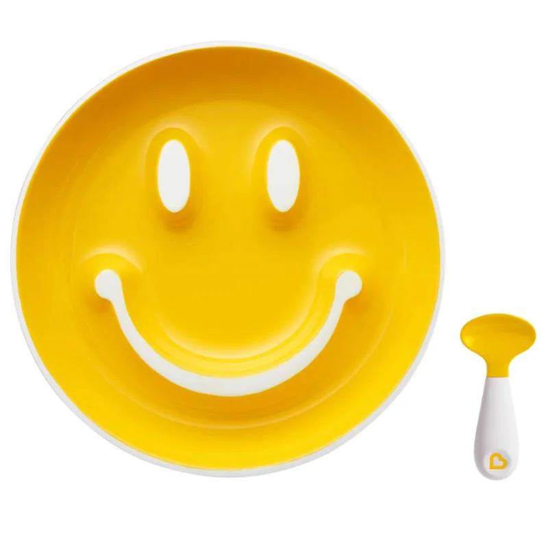 Plato y Cuchara MUNCHKIN Smile N Coop