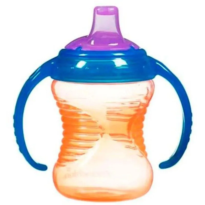 Copo Treinamento Mighty Grip 237ml Laranja/azul - Munchkin
