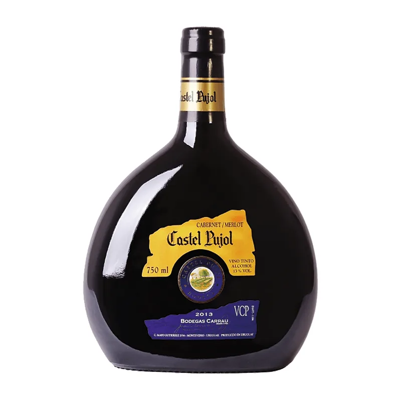 Vinho Castel Pujol Cabernet Sauvignon e Merlot Uruguaio 750ml