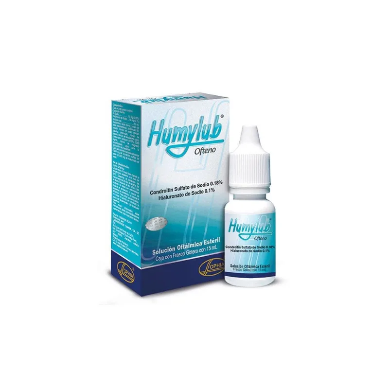 Humylub Ofteno Oftálmica 0.18/ 0.1 % Frasco con 15 Ml