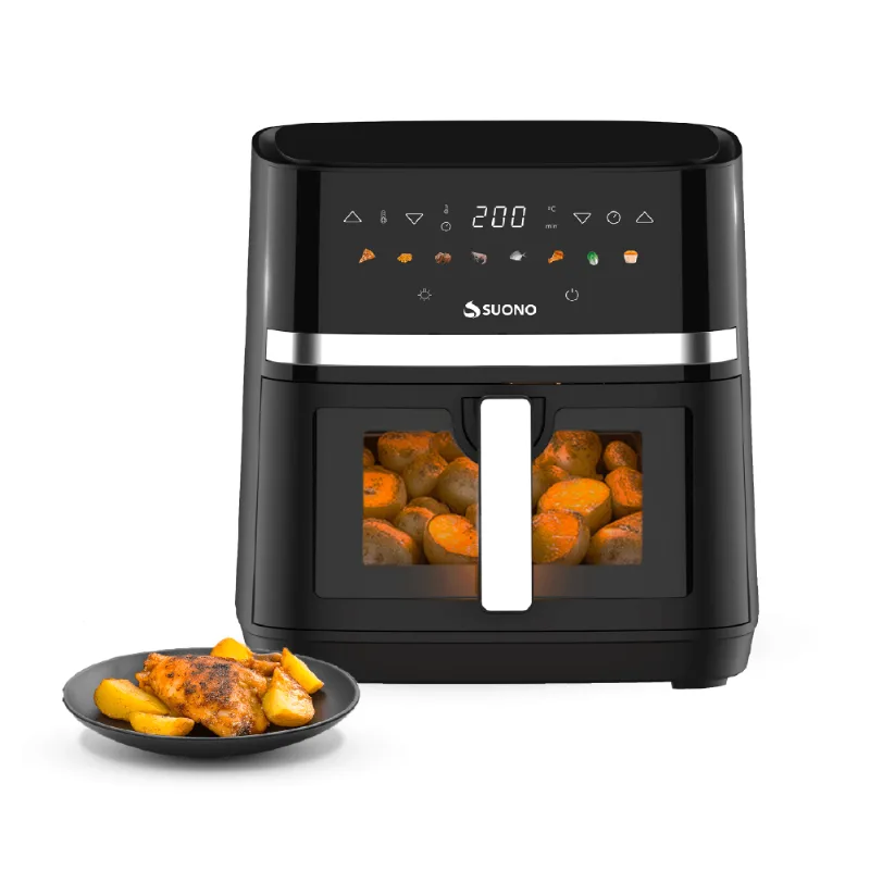 Freidora de aire Suono 8L Digital HG200 Negra