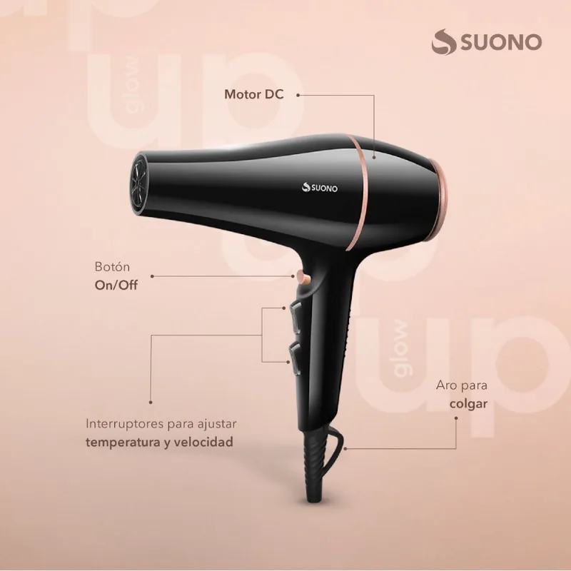 Secador de pelo Suono 1800w hog0256