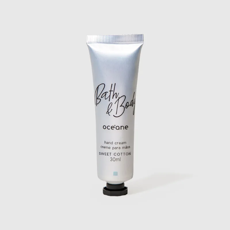 Creme para Mãos com Óleo de Macadâmia - Hand Cream Sweet Cotton 30ml