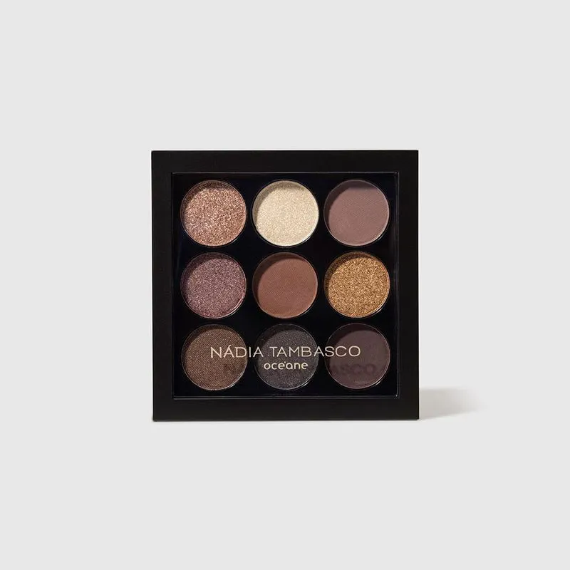 Paleta de Sombras Nádia Tambasco By Océane - To Go Basic 7,2g