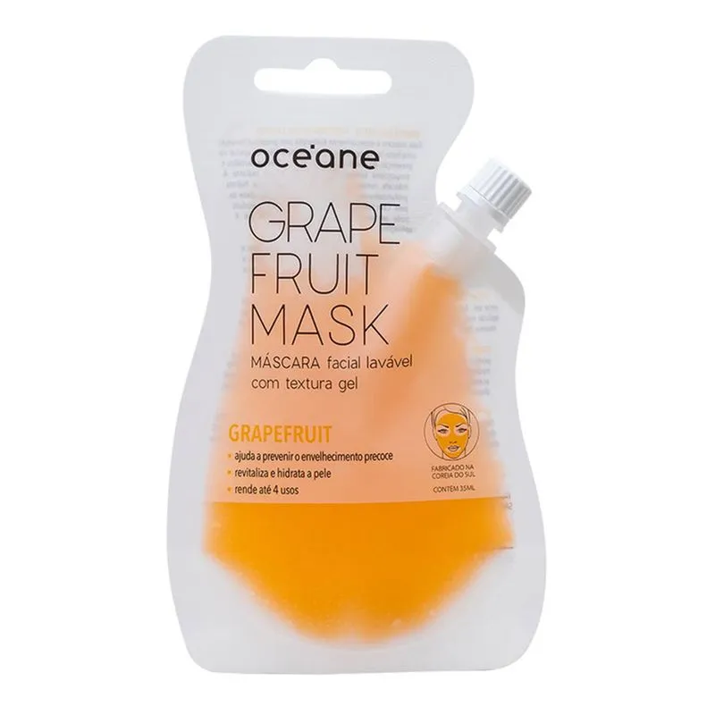 Máscara Facial Anti-Idade Océane Grapefruit 1un