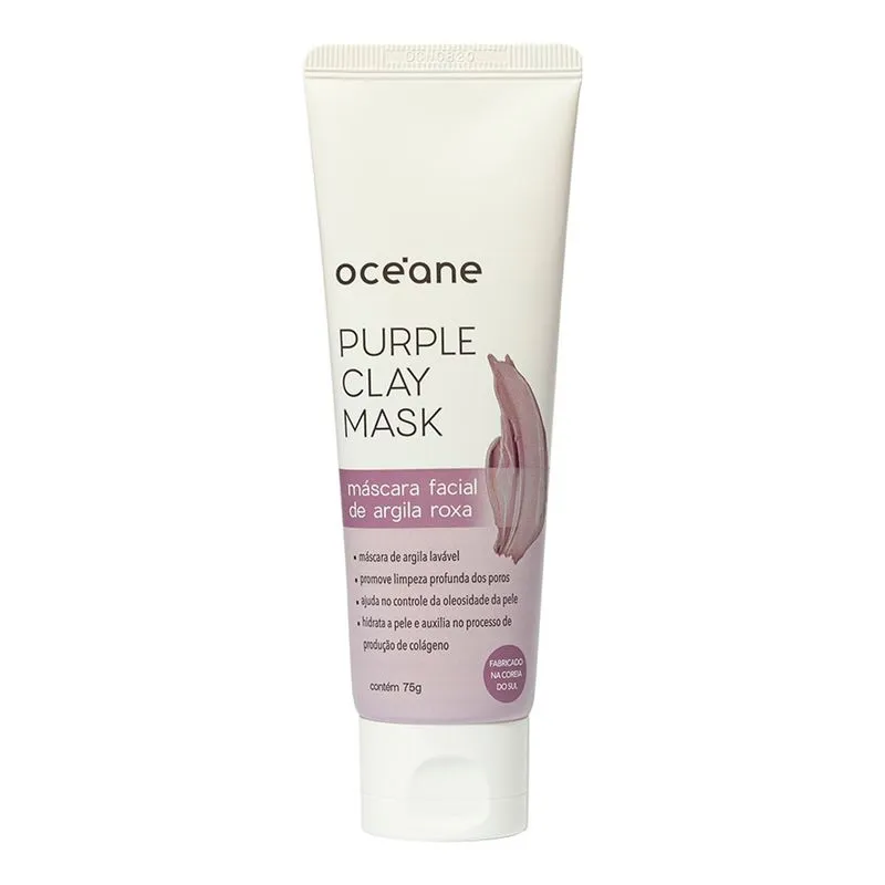 Máscara Facial Océane – Argila Roxa 75g