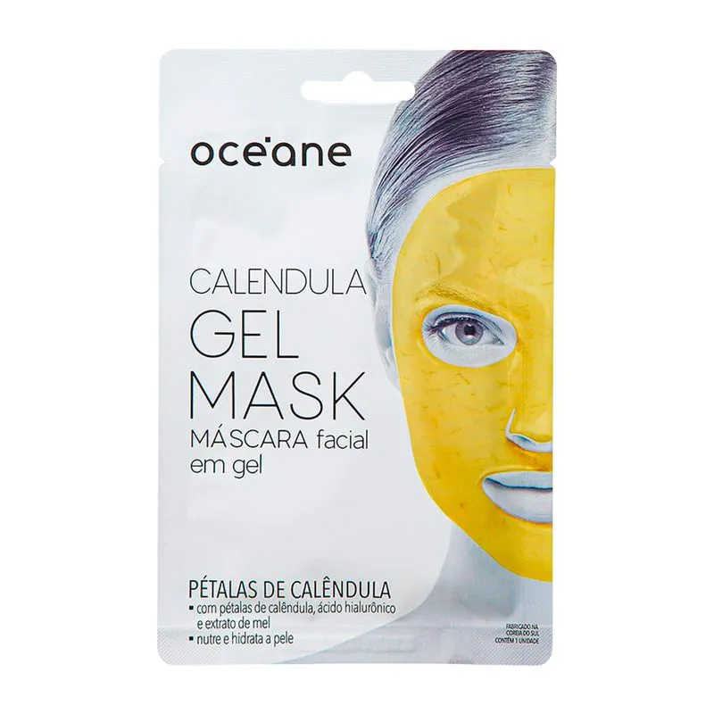 Máscara Facial em Gel Océane – Calêndula Gel Mask 1un