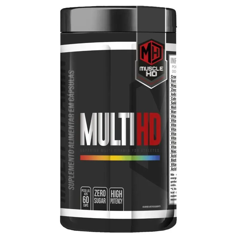 Multi HD A-Z 60 Caps 42g - Muscle HD