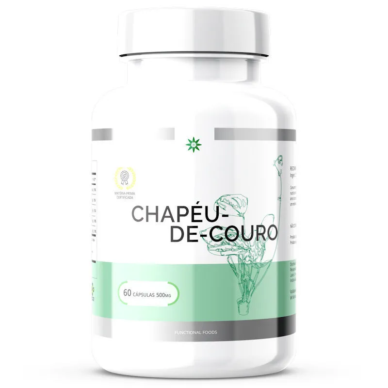 Chapéu de Couro 500mg 60 Cápsulas