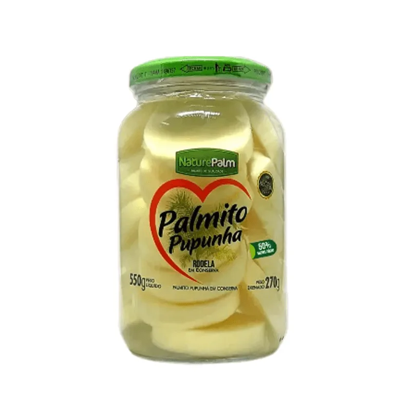 PALMITO TOLETE NATUREPALM 50 MENOS SODIO 270G
